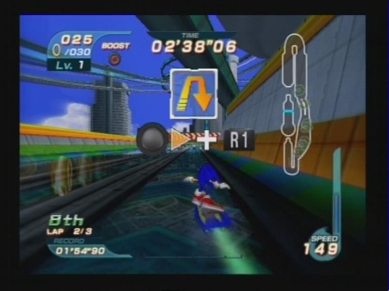 Sonic Riders [DVD Bundle] screenshot 5 for Playstation 2